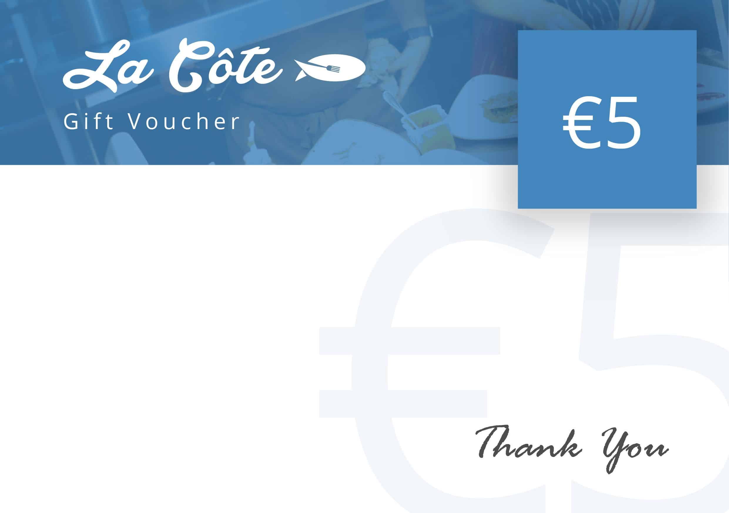 Voucher01 La Côte, Seafood Restaurant in Wexford, Ireland