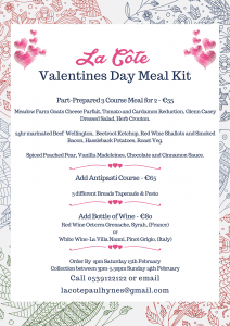 Valentines at Home Meal kits
