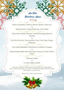 Christmas Menu