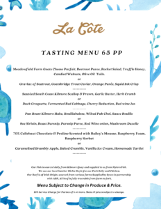 Tasting Menu Wexford