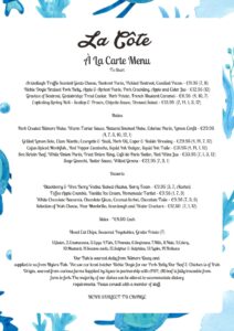 a la carte